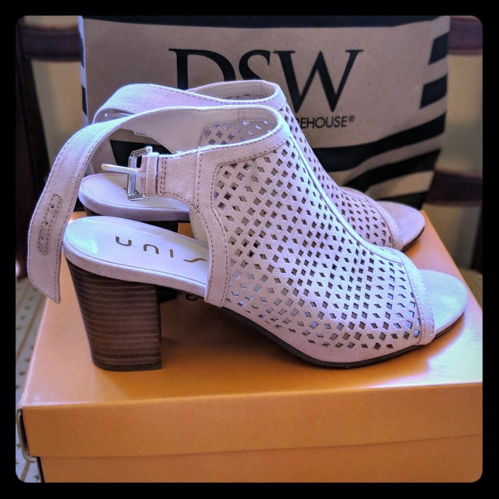 Unisa Peep Toe Ankle Booties